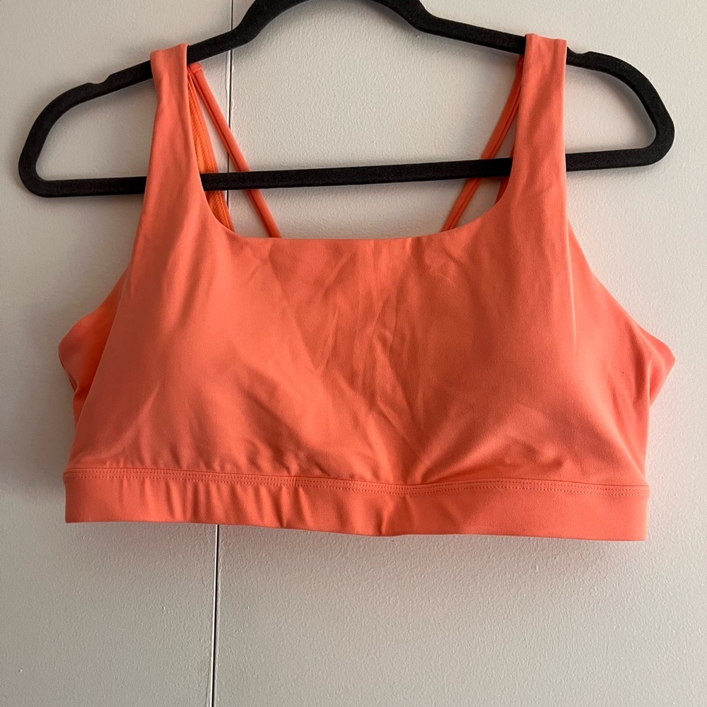 Athleta Orange Sports Bra woman